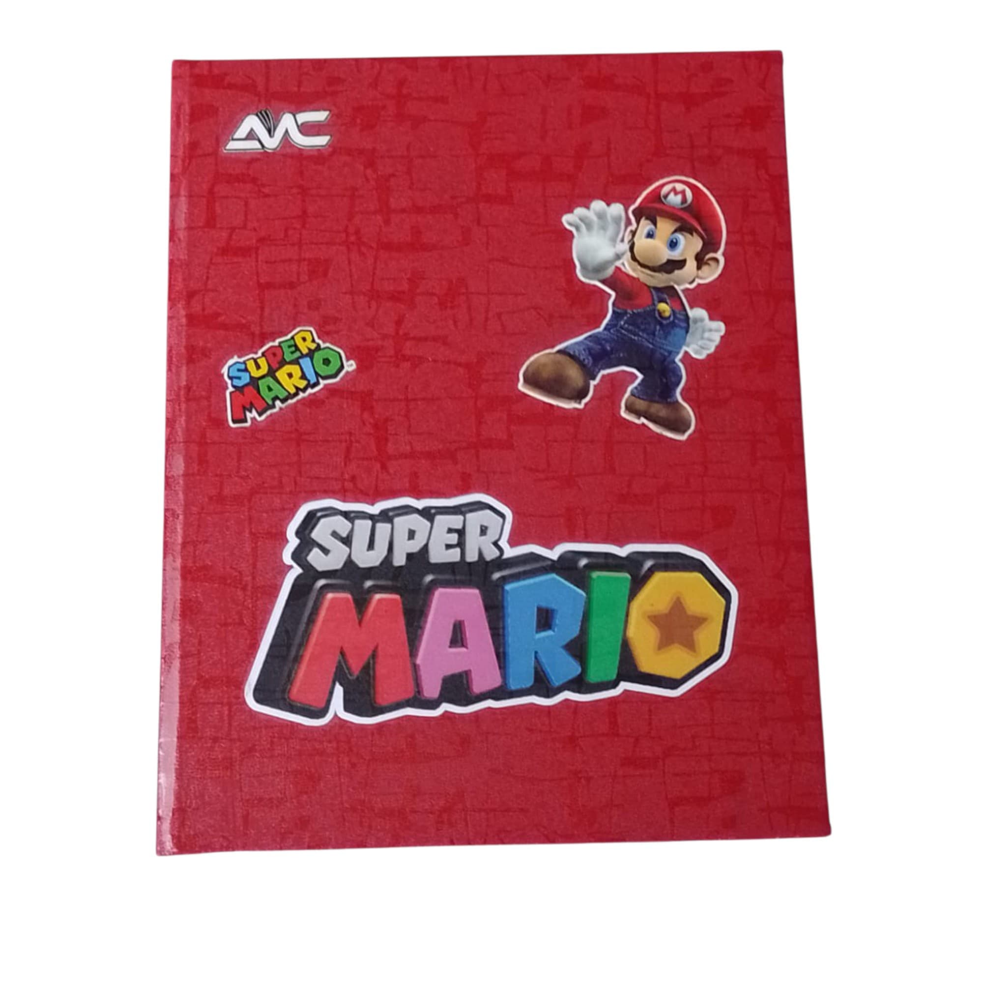 Libreta Mixta Súper Mario Color Rubí 
